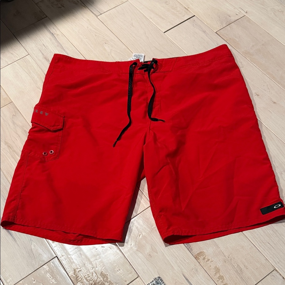 Oakley Men's Bold Red Board Shorts